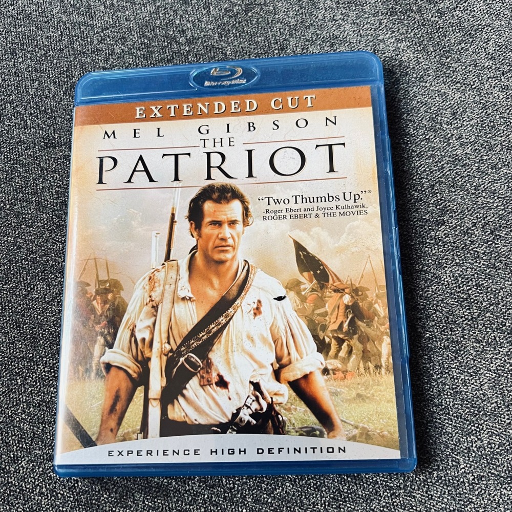 Sony The Patriot Extended Cut Blu-ray Movie Mel Gibson Heath Ledger Action Drama
